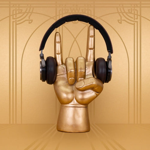 Rock On Headphone Stand (Gold or Black)