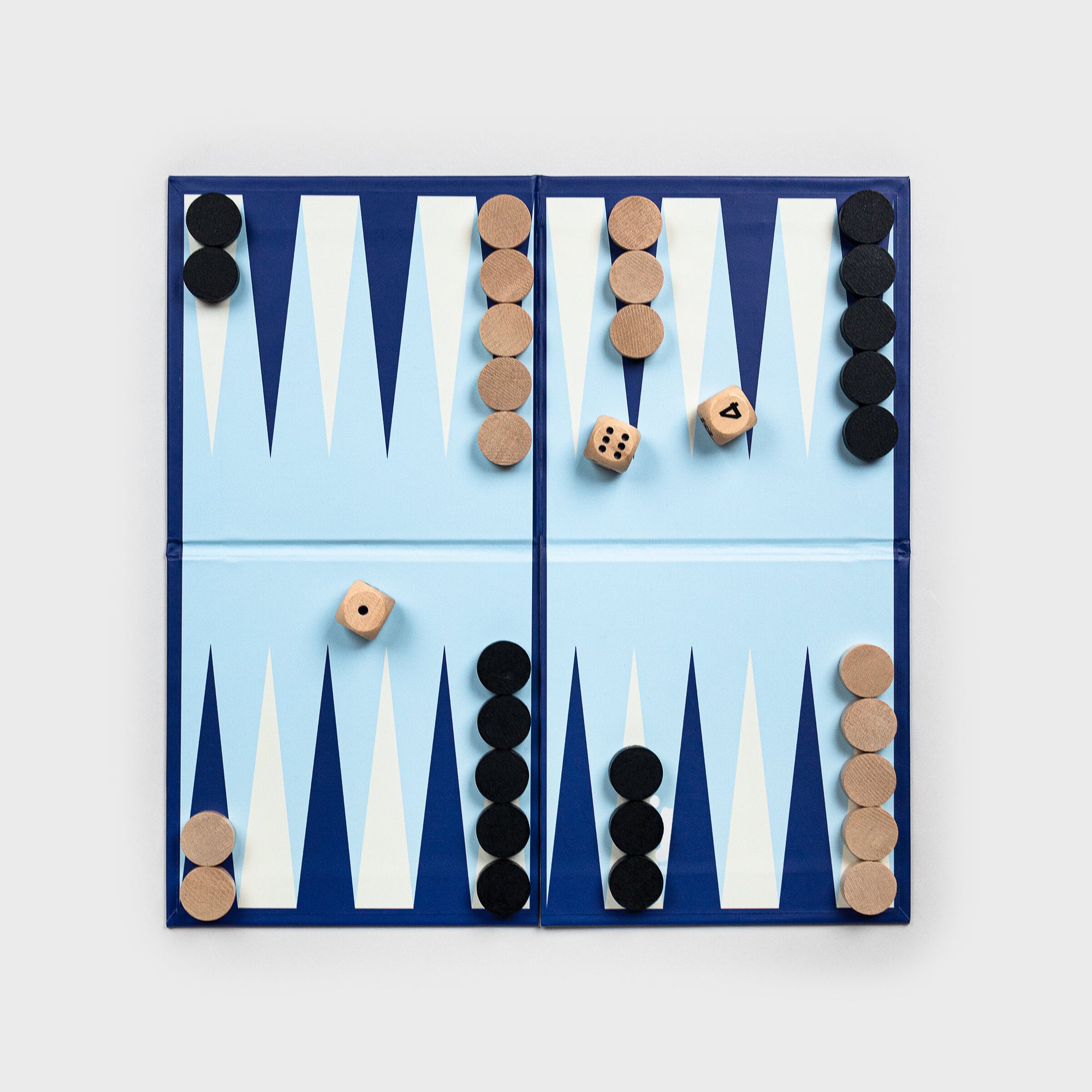 Classic Tournament Backgammon Attaché in Blue Classic Tournament Backgammon Attaché in Blue
