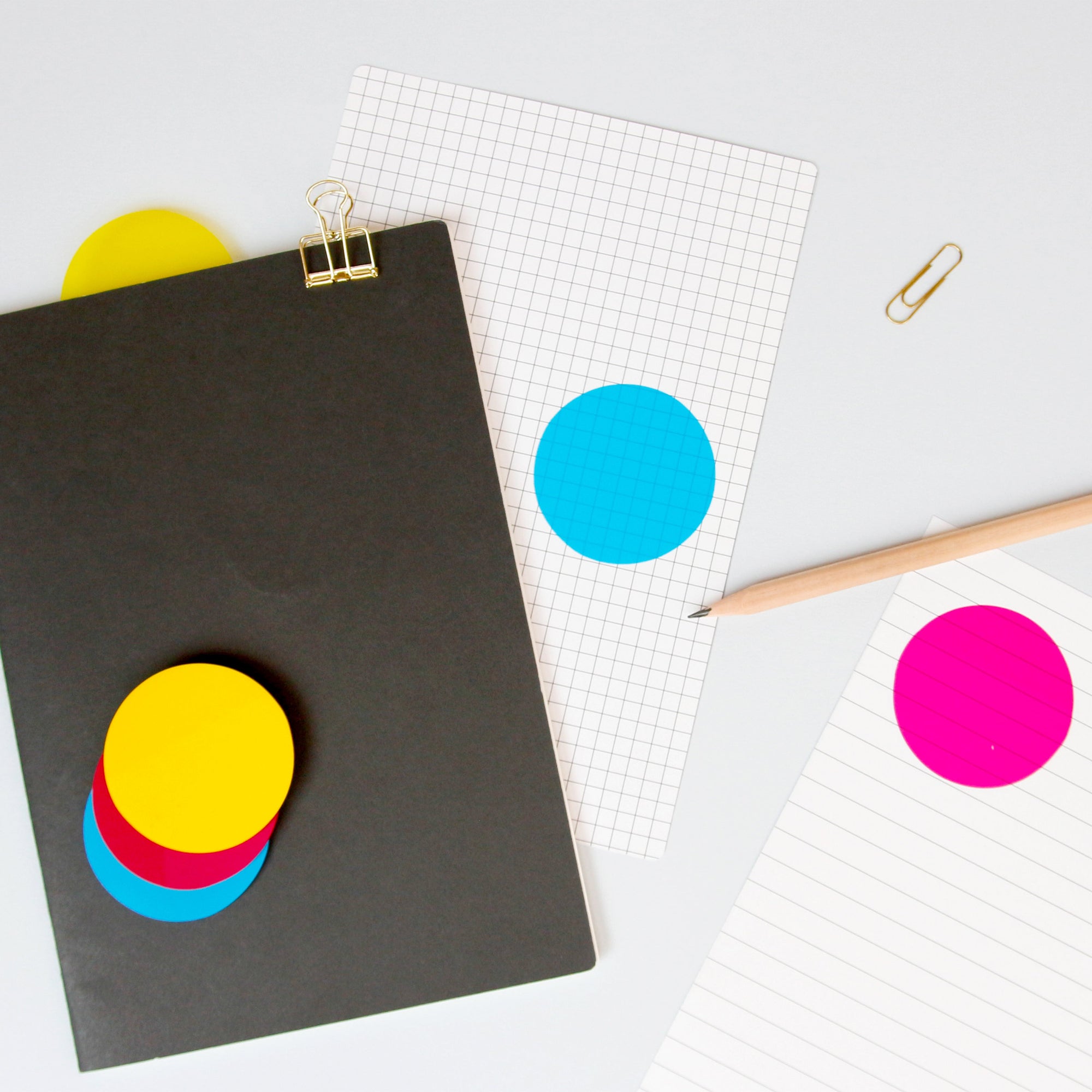 CMYK Sticky Notes โ Luckies