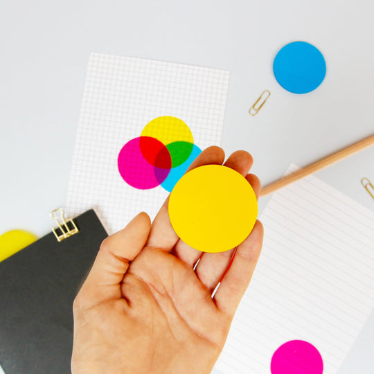 CMYK Sticky Notes