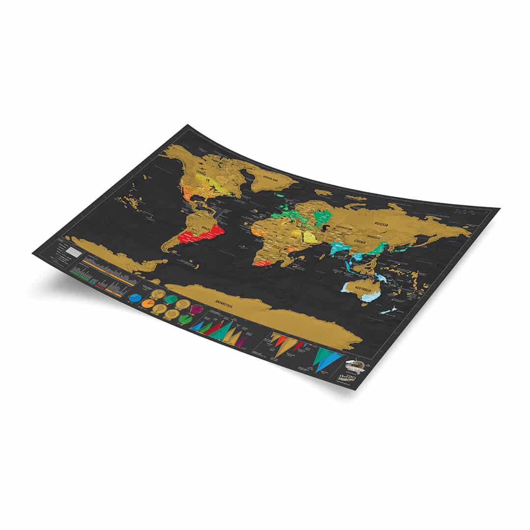 Mini Scratch Map Scratch Map® Deluxe Travel – Luckies